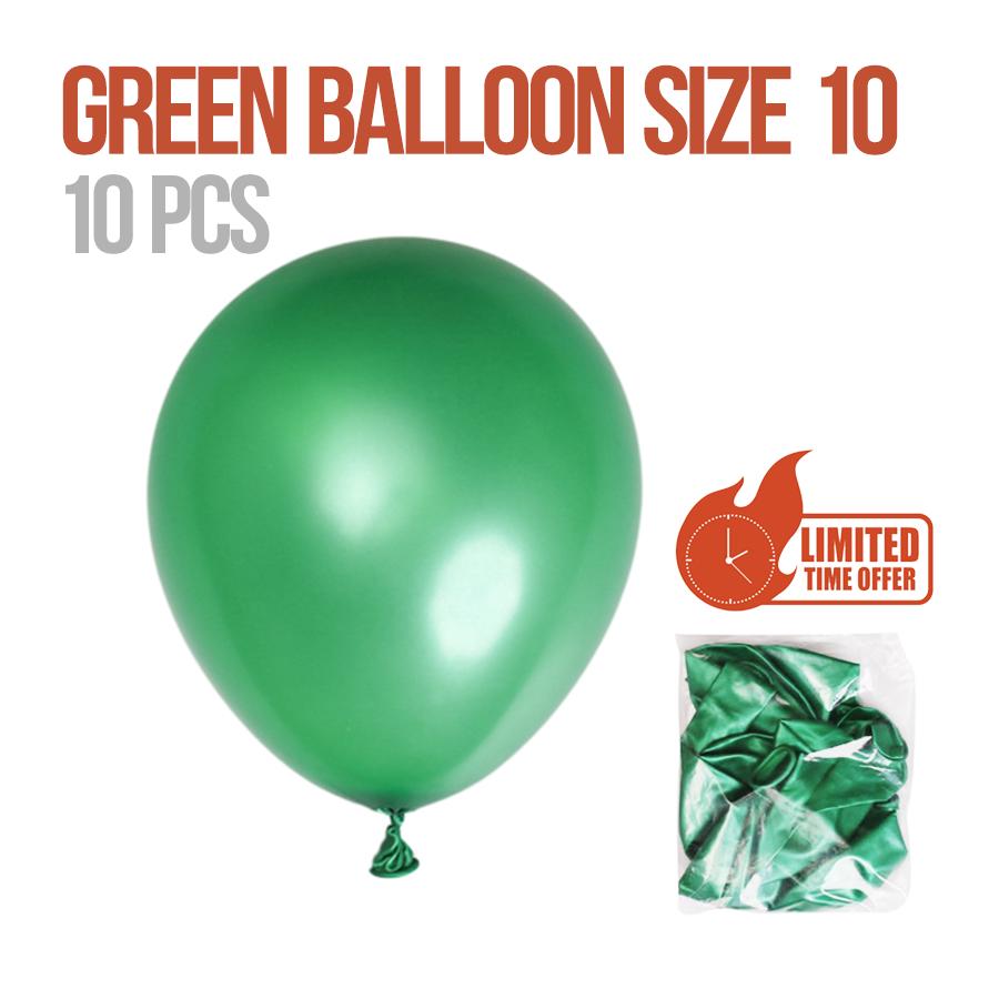 Green Balloon s10 x 10